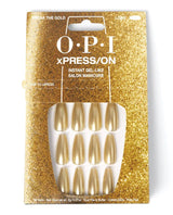 OPI xPRESS/ON Press On Nails Break the Gold (Long)