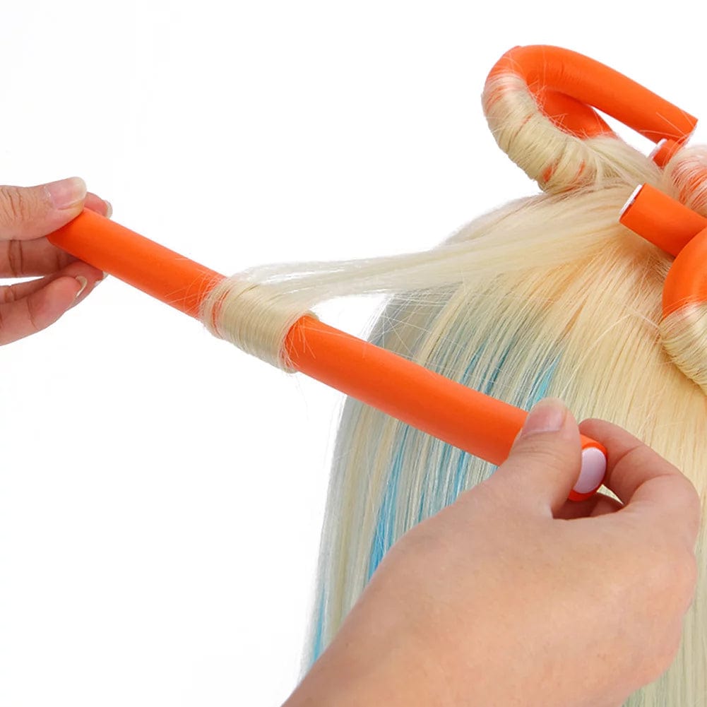 JNBS Hair Curling Rod Stick Assorted Colors (Pack of 10pcs)
