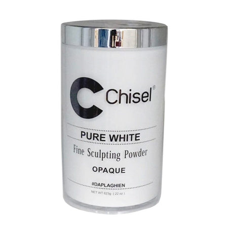 Chisel Nail Art Dipping Powder Pure White