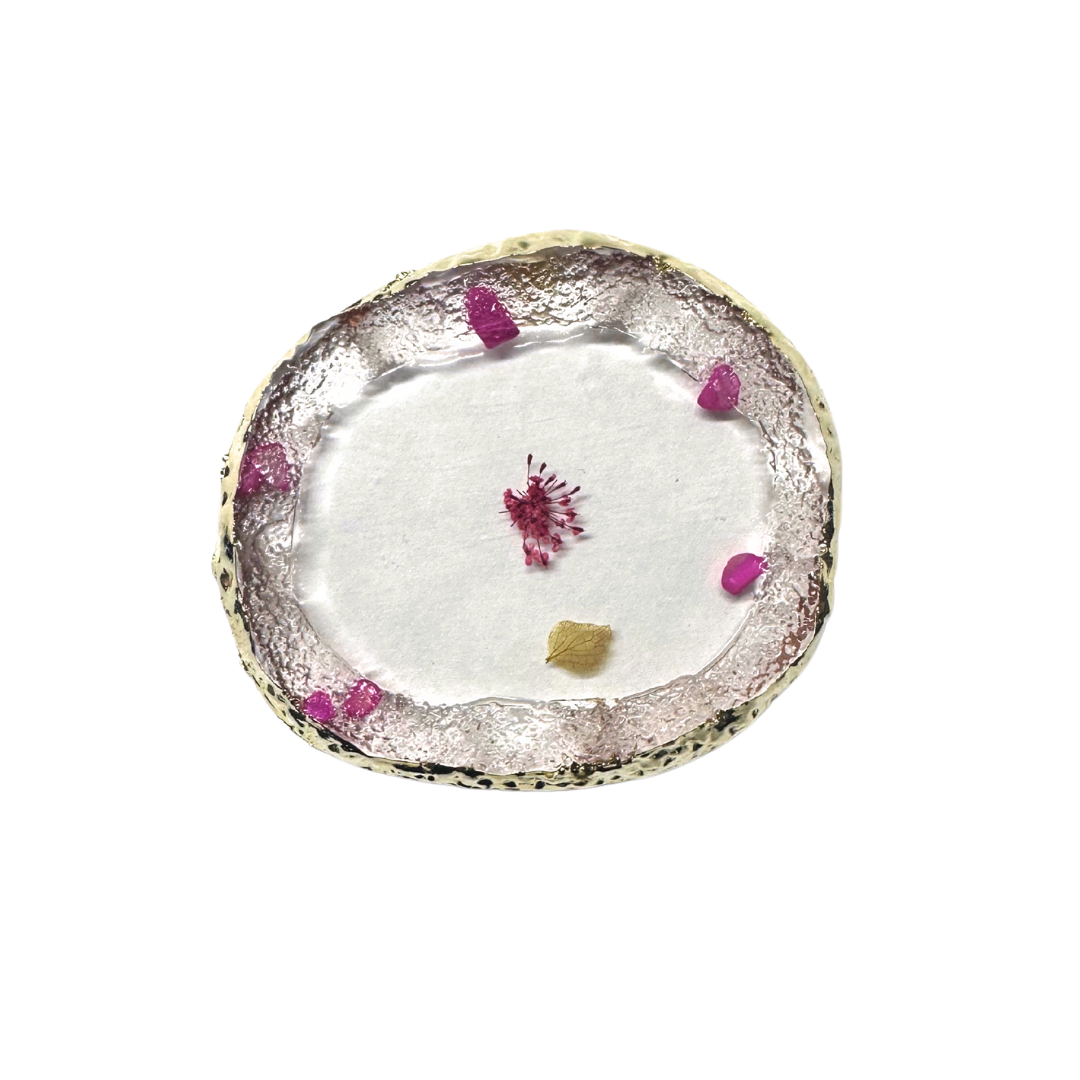 JNBS Resin Nail Art Painting Tray Flower Encapsulation (Assorted Style/Shape)