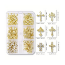 JNBS Cross Nail Charm (Set of 6)