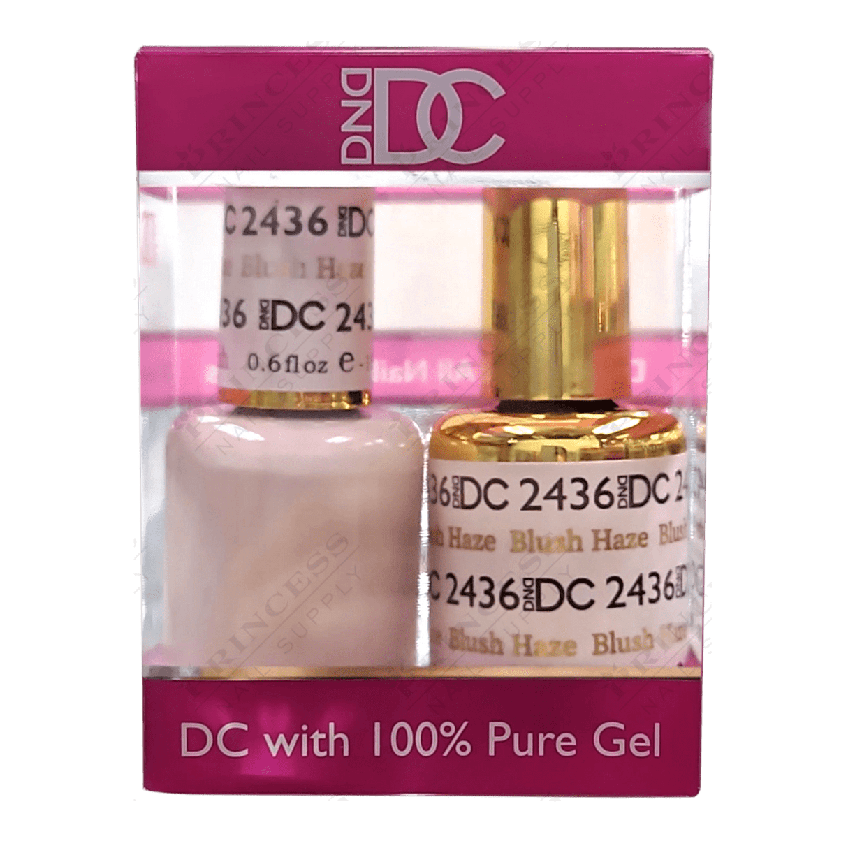 DND DC Duo Gel Matching Color 2436 Blush Haze