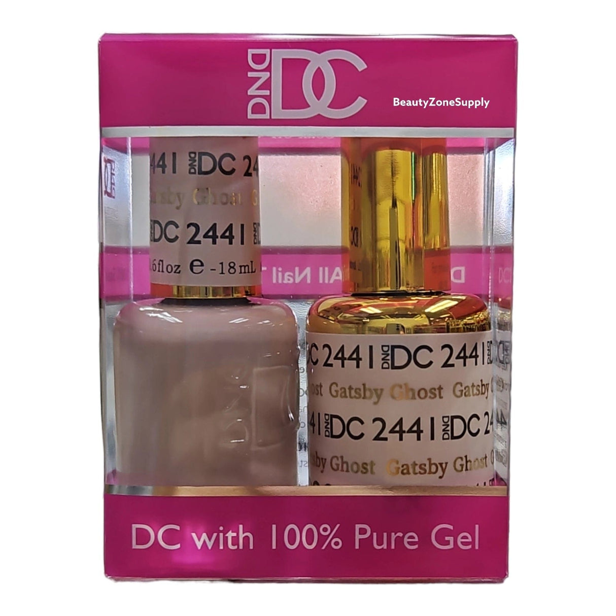 DND DC Duo Gel Matching Color 2441 Gatsby Ghost