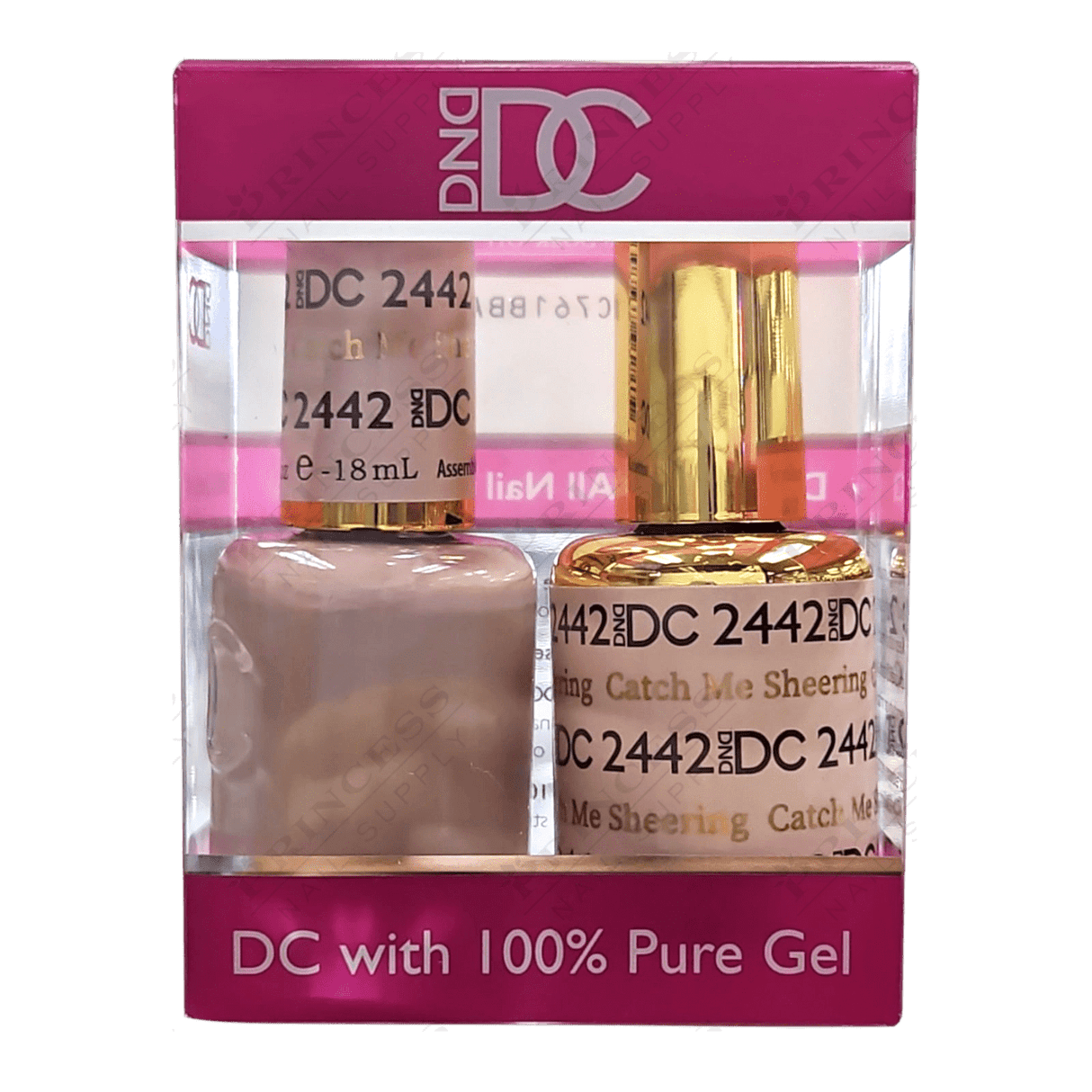 DND DC Duo Gel Matching Color 2442 Catch Me Sheering