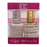 DND DC Duo Gel Matching Color 2443 Sheer Sugar