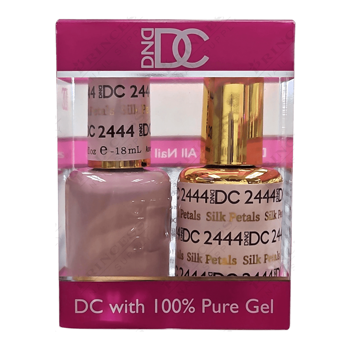 DND DC Duo Gel Matching Color 2444 Silk Petals
