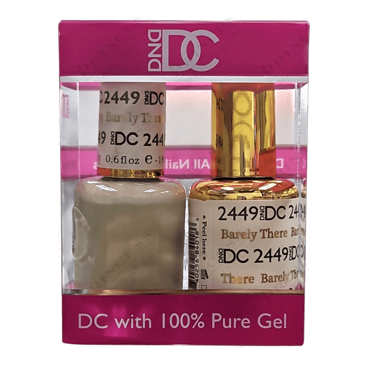 DND DC Duo Gel Matching Color 2449 Barely There