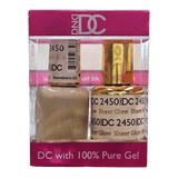 DND DC Duo Gel Matching Color 2450 Sheer Glow