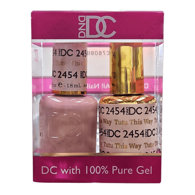 DND DC Duo Gel Matching Color 2454 Tutu This Way