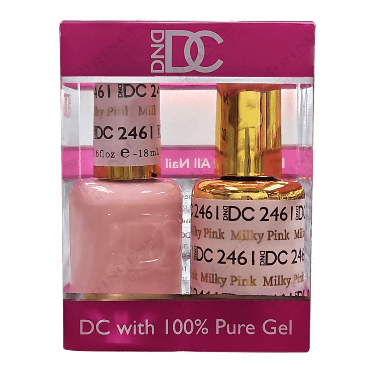 DND DC Duo Gel Matching Color 2461 Milky Pink