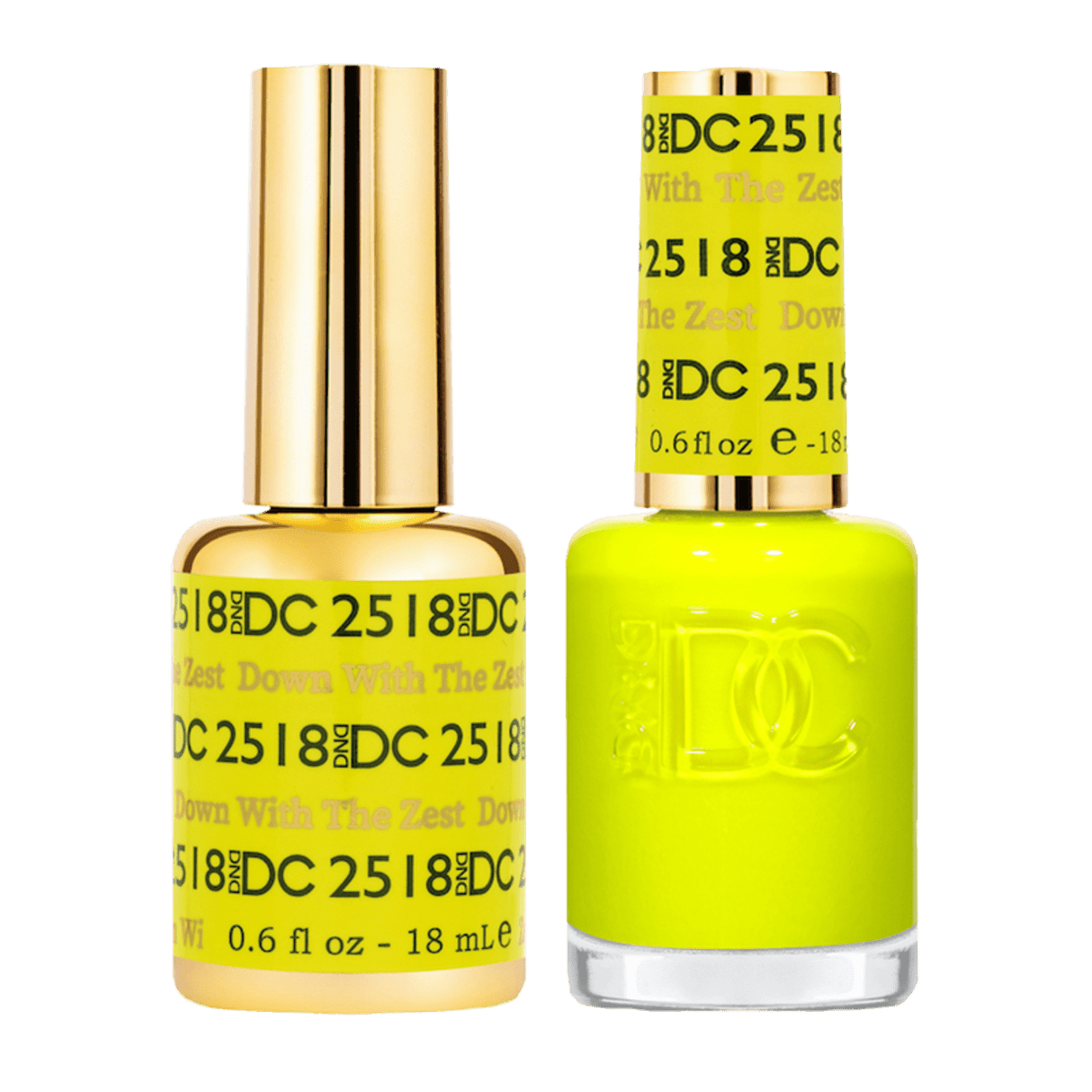 DND DC Duo Gel Matching Color 2518 Down With The Zest