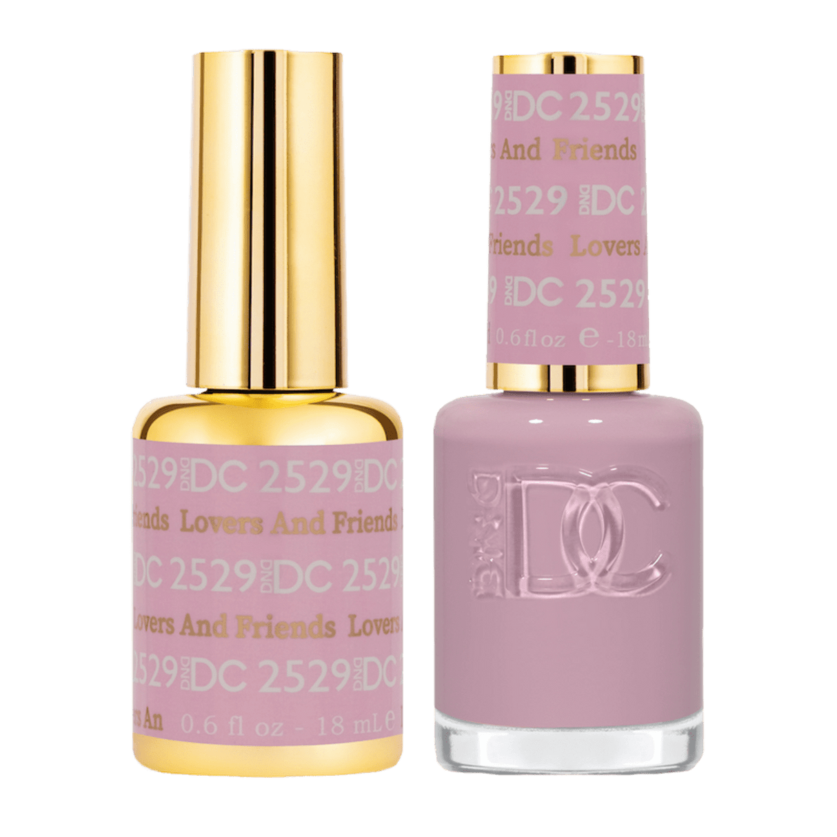 DND DC Duo Gel Matching Color 2529 Lovers and Friends