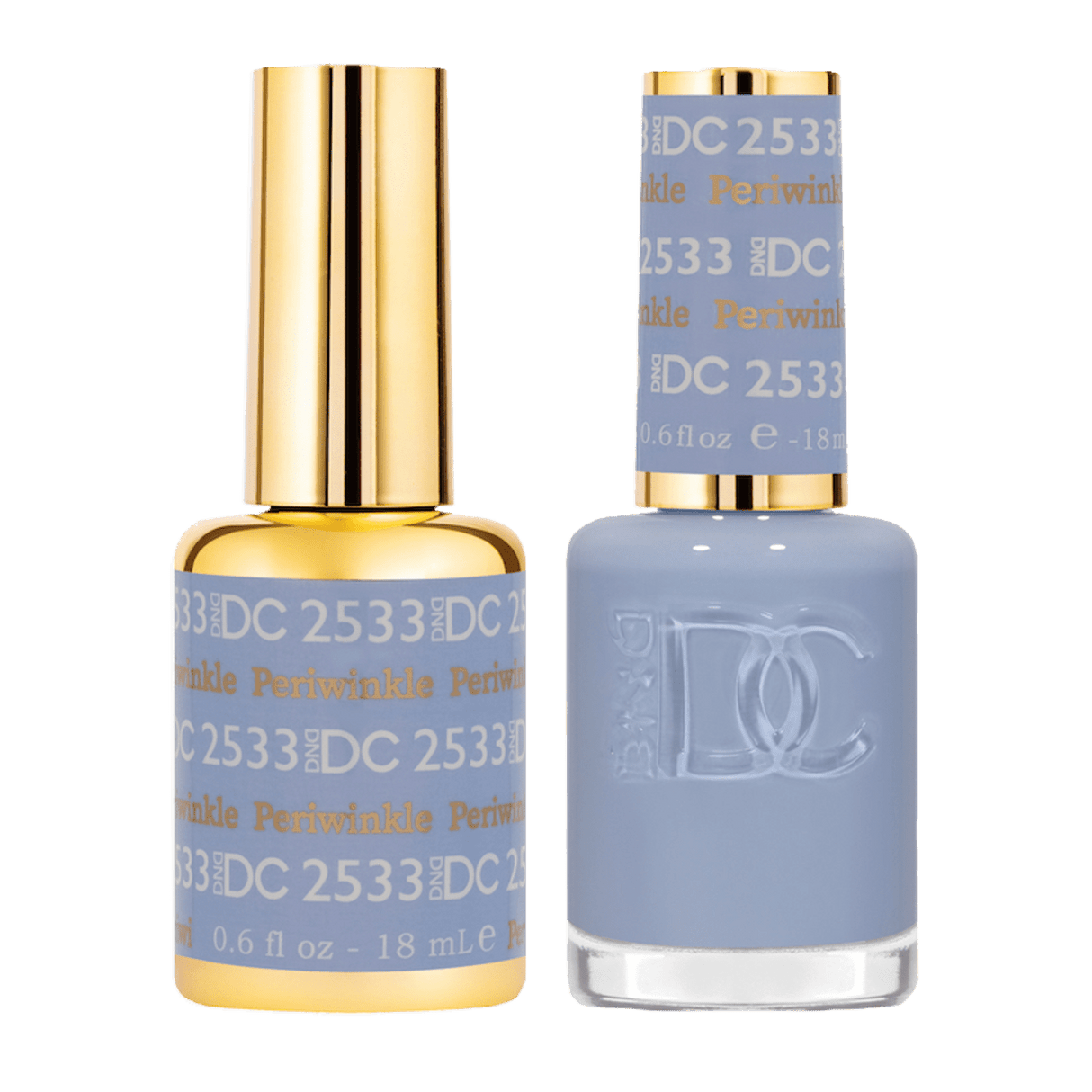 DND DC Duo Gel Matching Color 2533 Periwinkle