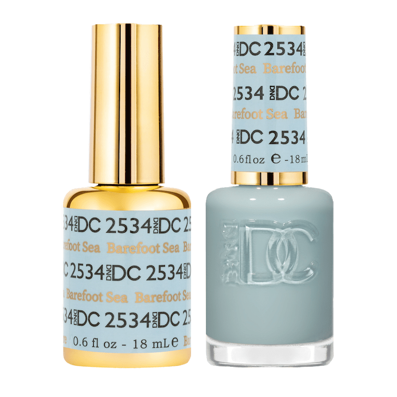 DND DC Duo Gel Matching Color 2534 Barefoot Sea