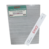 DND Professional Acrylic Nail Files Jumbo Square Zebra