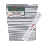 DND Professional Acrylic Nail Files Jumbo Square Zebra