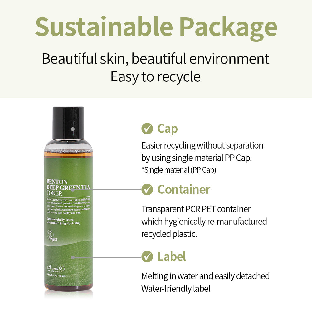 Benton Deep Green Tea Toner 150mL