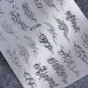 Nail Stickery 3D Flame Line Nail Art Stickers - F1105
