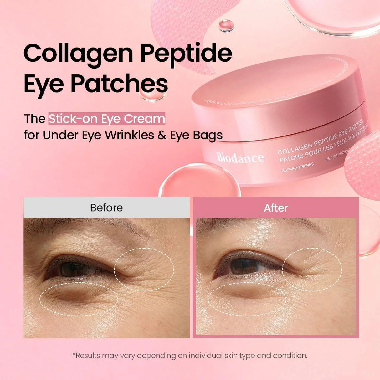 Biodance Collagen Peptide Eye Patches (30pcs)