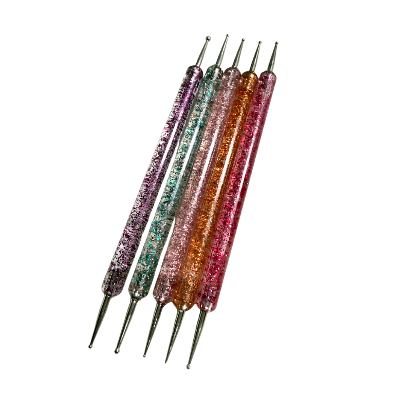 Nail Art Brush Dual Dotting Tool (Set of 5 pcs)