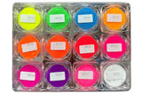 JNBS Neon Pigment Powder ( Set Of 12 Colors)