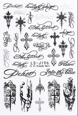 Joyful Nail Gothic Style Dark "Sweet Cool" Nail Art Stickers LS-J196