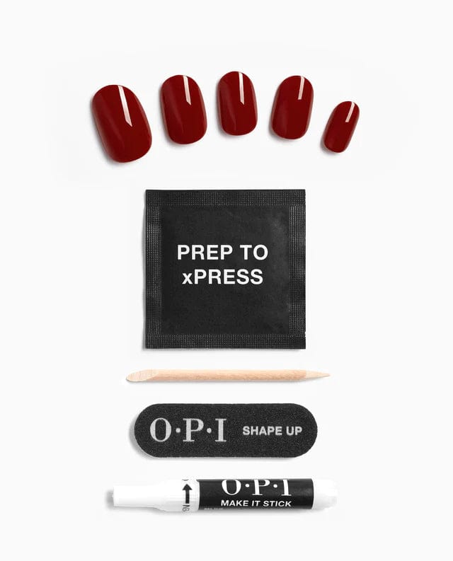 OPI xPRESS/ON Press On Nails Linger Over Coffee (Short)