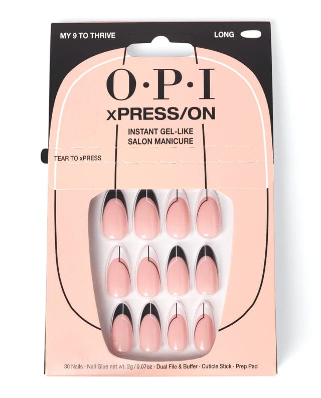 OPI xPRESS/ON Press On Nails My 9 To Thrive (Long)