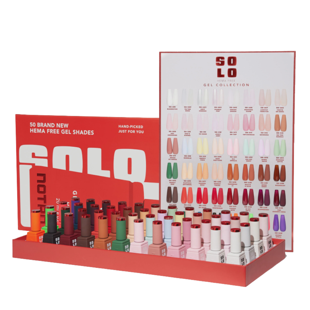NotPolish SOLO Gel Polish Set – 48 Colors (20ml, HEMA-Free & TPO-Free)