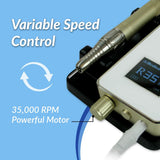 Medicool Pro Power Elite Electric Nail Drill 35,000 RPM Portable E-File