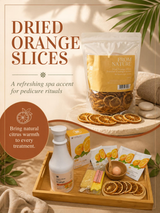 Spavo From Nature Dried Orange Slices (500g) | Luxury Spa & Pedicure Garnish