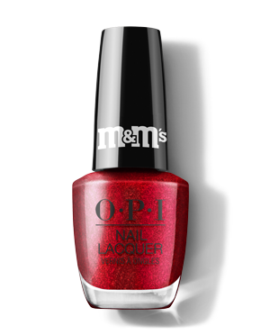 OPI x M&M'S Nail Lacquer - Red-iculously Sweet (HRT12)