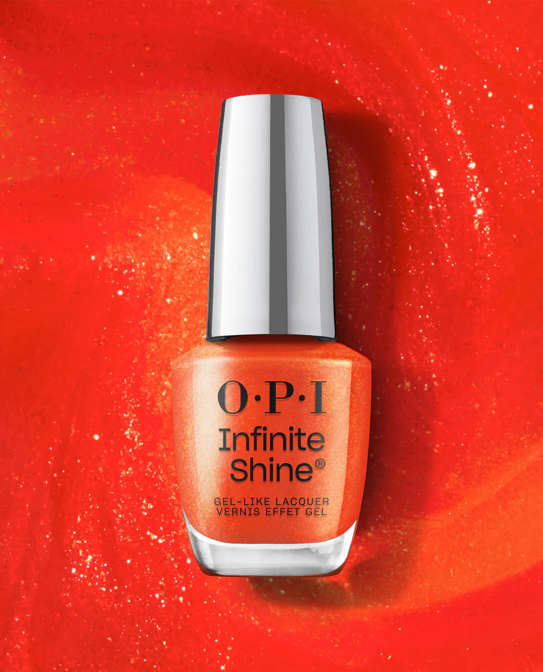 OPI Infinite Shine ISL202 Shock Em Orange