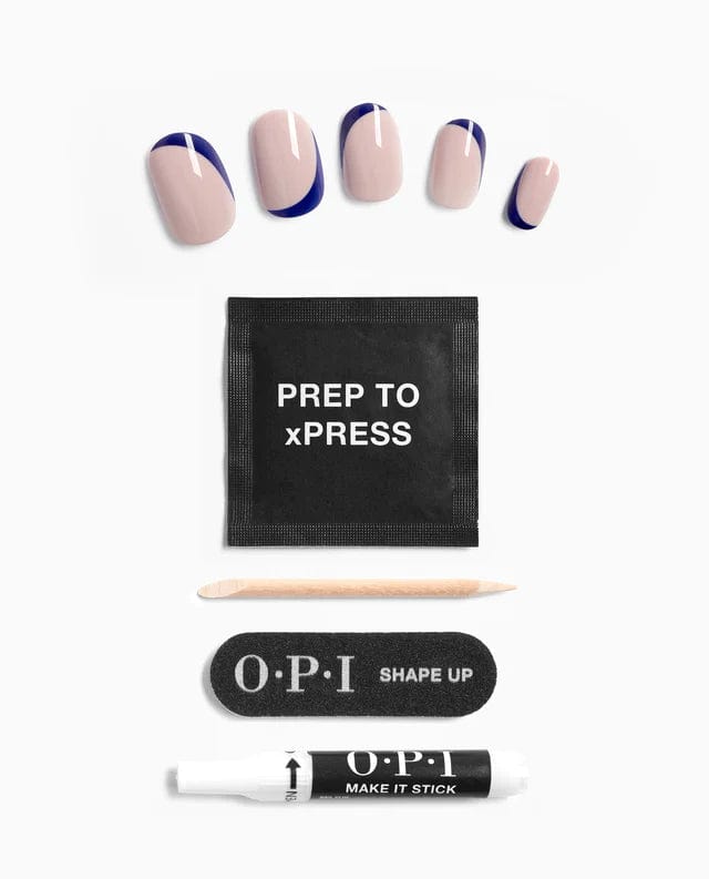 OPI xPRESS/ON Press On Nails So Into Blue (Short)