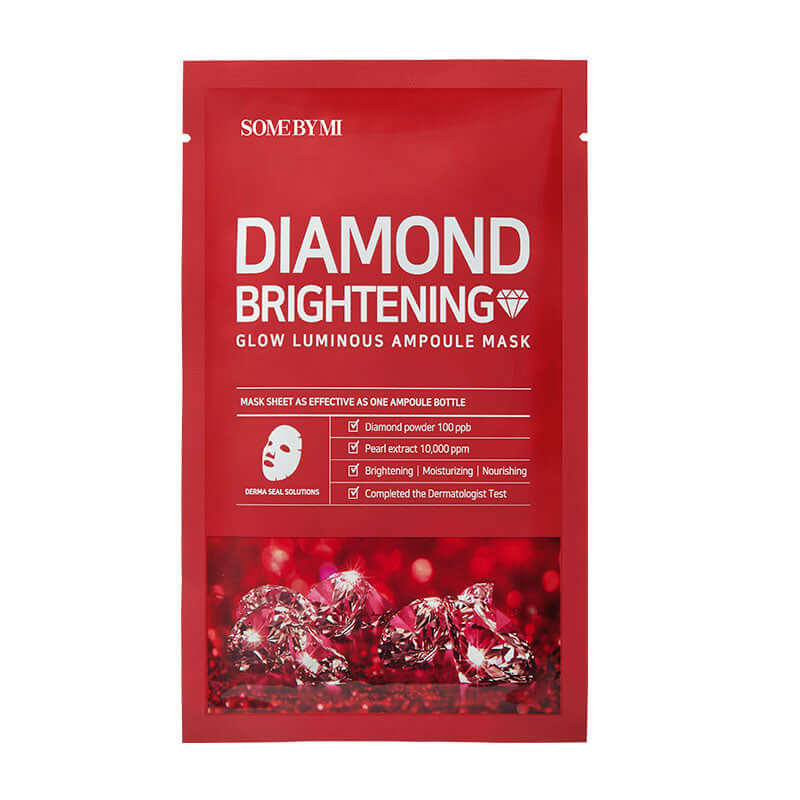 SOME BY MI Red Diamond Brightening Glow Luminous Ampoule Mask (25g*1ea)