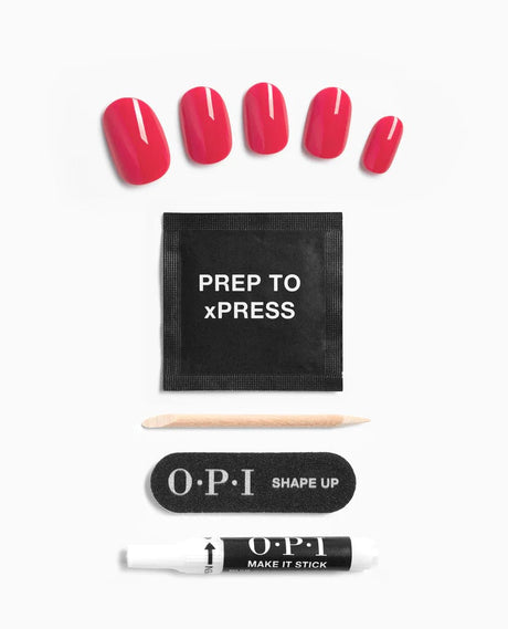 OPI xPRESS/ON Press On Nails Strawberry Margarita (Short)