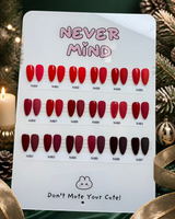 Nevermind IT'S RED! collection - 18 colors