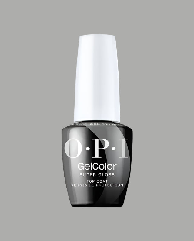 OPI Gel Color BUNDLE Stay Strong Base Coat and Super Gloss Top Coat (GC 002 & GC 003)