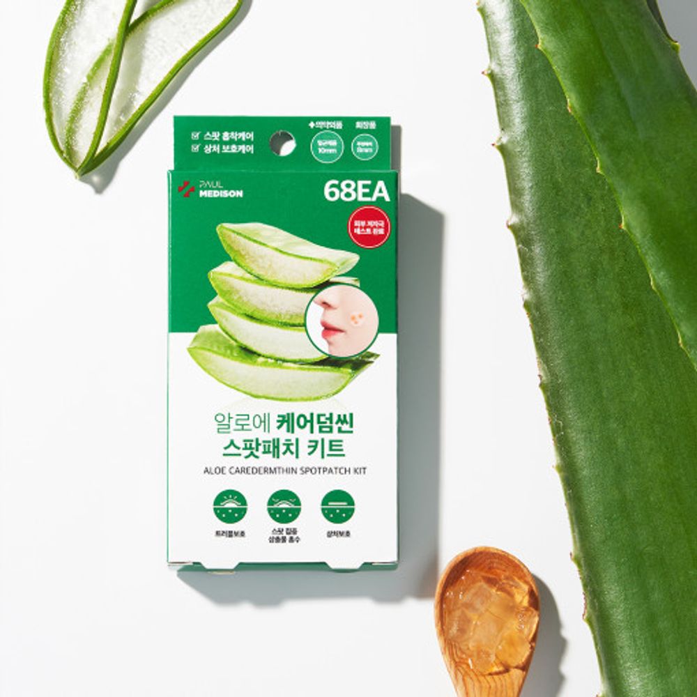 PAUL MEDISON Caredermthin Spotpatch Aloe Kit (68Ea)
