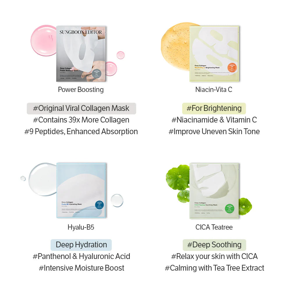 SUNGBOON EDITOR Deep Collagen Power Boosting Mask 37g