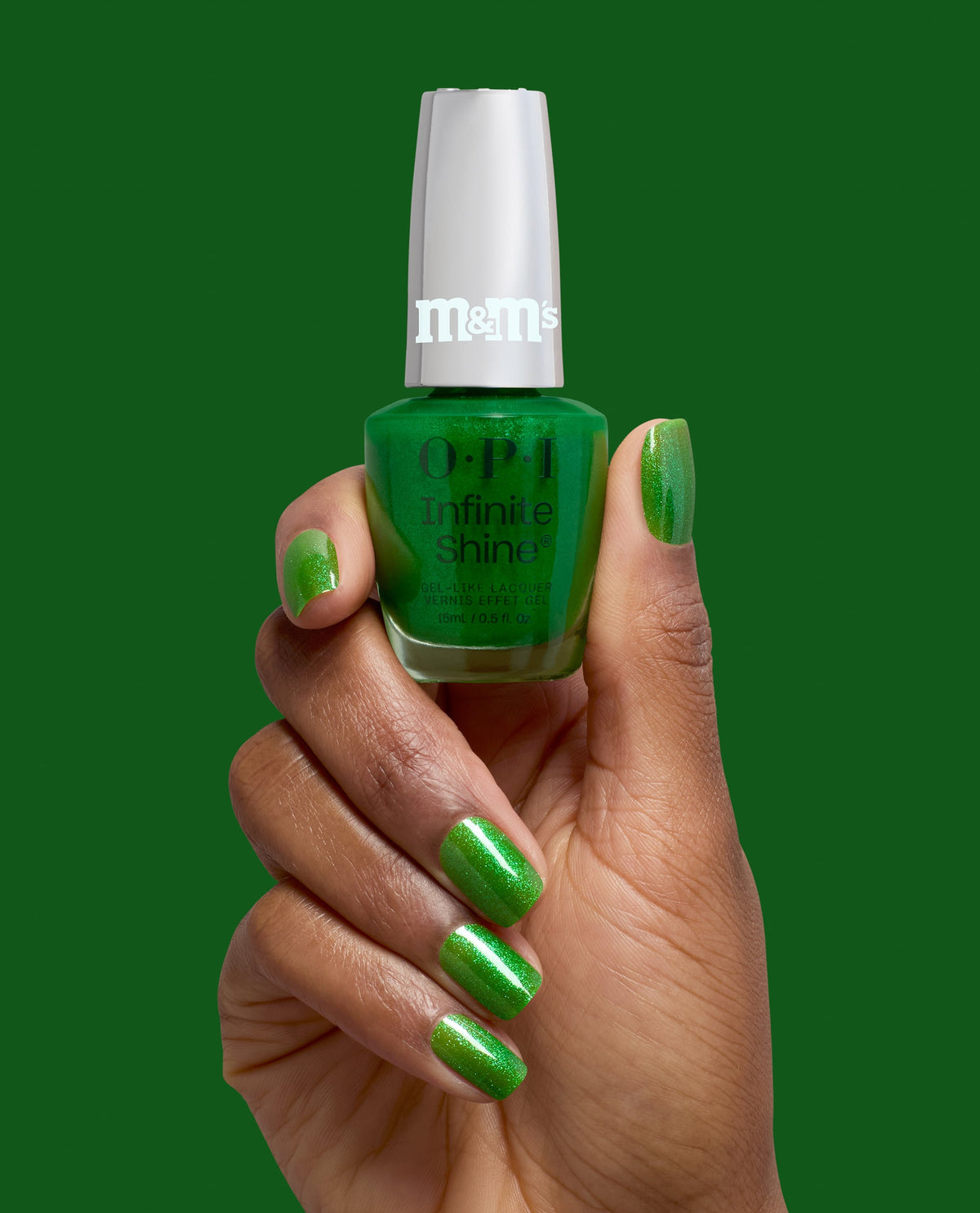OPI x M&M'S Infinite Shine - Under the Tree-t (HRT18)