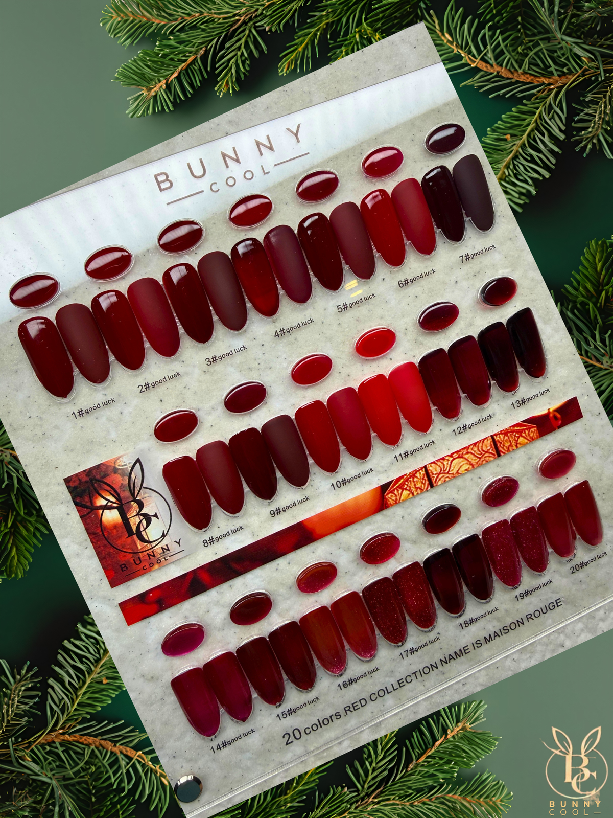 BUNNY COOL - Maison Rouge Collection – 20 Colors Gel Polish Set