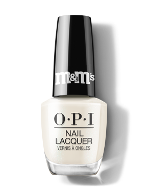 OPI x M&M'S Nail Lacquer - White Choco-hot (HRT11)