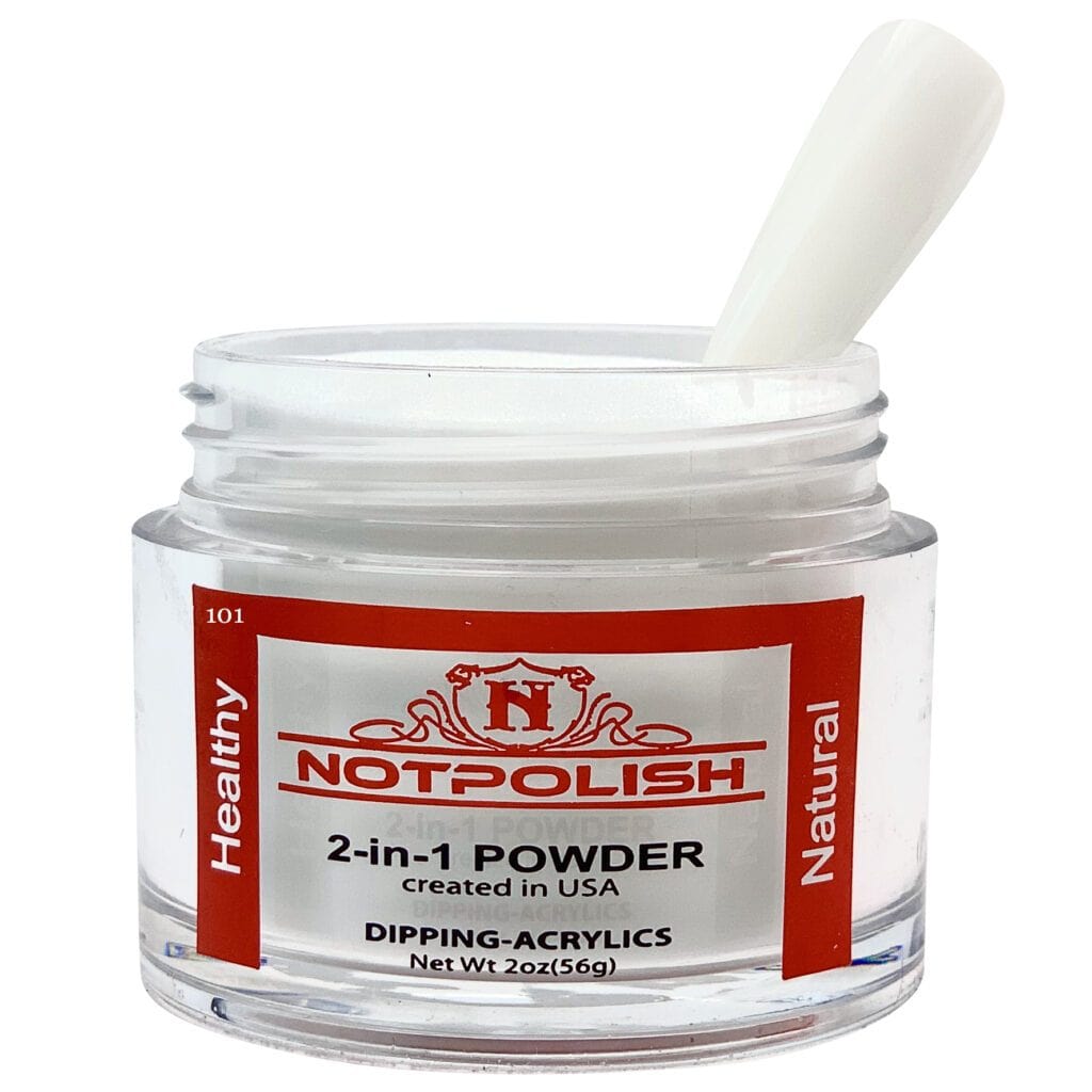 NOTPOLISH 2 In 1 Powder OG 101 Milky White