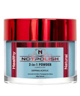 NOTPOLISH 2-in-1 Powder - OG 107 Azure - Jessica Nail & Beauty Supply - Canada Nail Beauty Supply - Acrylic & Dipping Powders