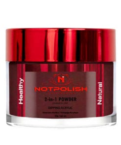 NOTPOLISH 2-in-1 Powder - OG 112 Wine and Dine - Jessica Nail & Beauty Supply - Canada Nail Beauty Supply - Acrylic & Dipping Powders