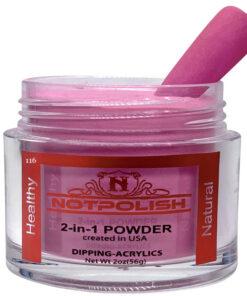 NOTPOLISH 2 In 1 Powder OG 116 Pink Kiss