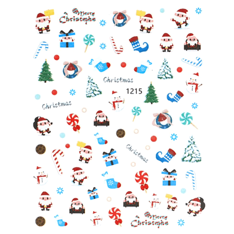 JNBS Nail Sticker Christmas (Choose your style 01)
