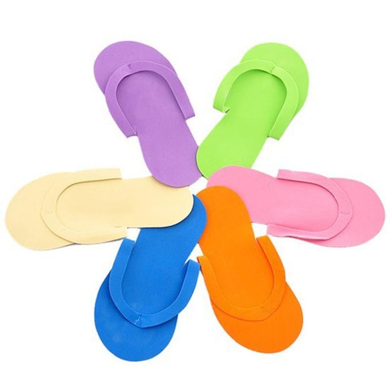 JNBS Disposable Flip Flop Foam Slipper Assorted Colors