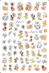 JNBS Nail Sticker Leaves